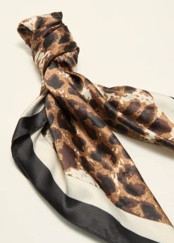 Discount Cotton Club Bandana leopard meerkleurig