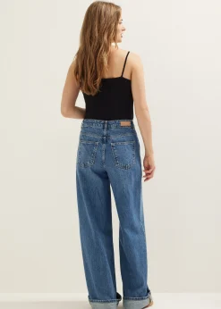 Fashion Cotton Club Basic singlet met kant detail zwart