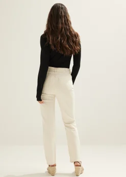 Sale Cotton Club Basic top met lange mouwen zwart