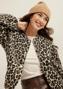 Clearance Cotton Club Beanie met lurex camelgem&ecirc;leerd