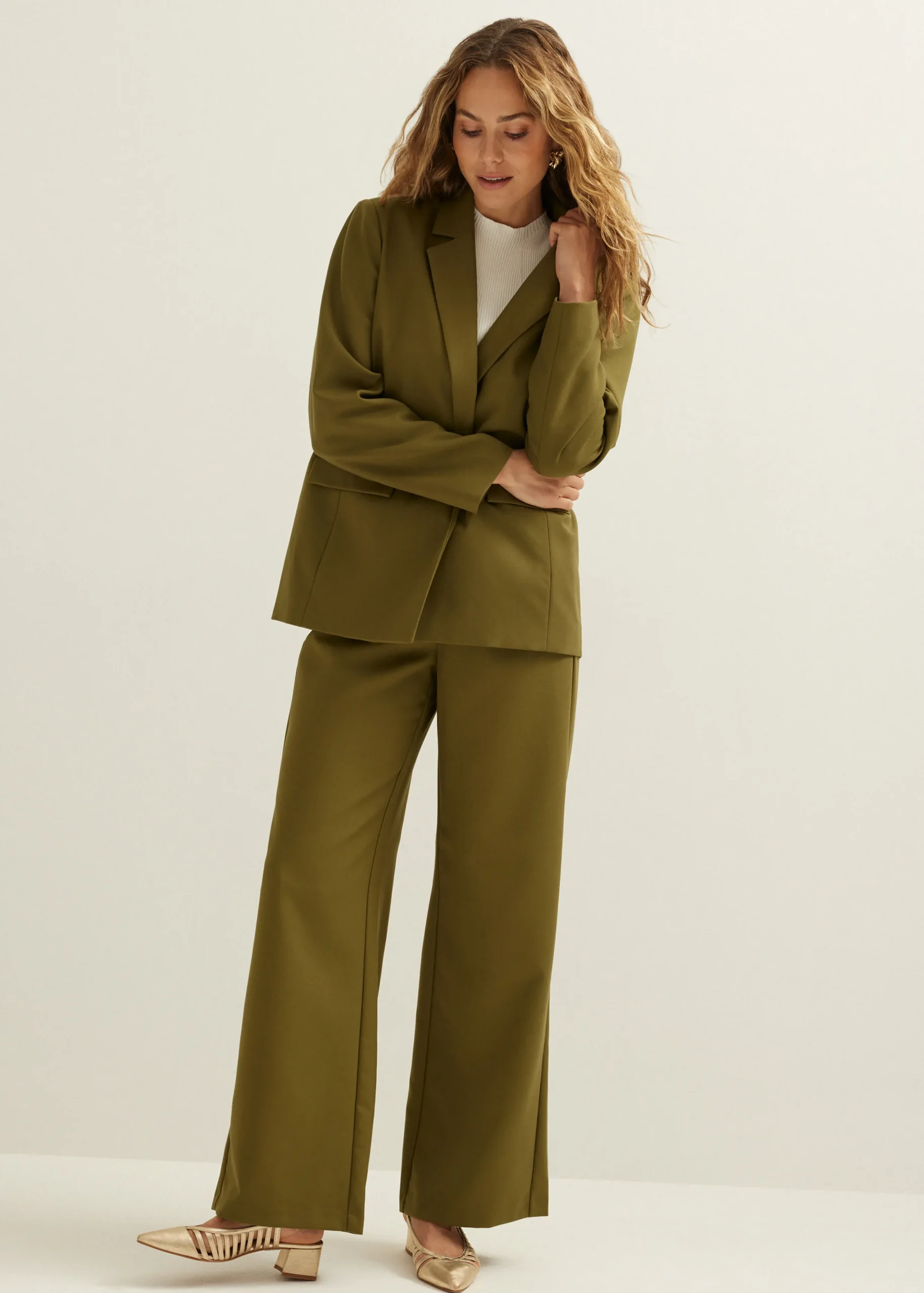 Sale Cotton Club Blazer char groen,army