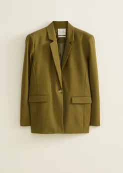 Sale Cotton Club Blazer char groen,army