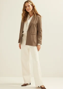 Best Cotton Club Blazer comfy taupe