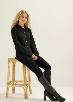 Best Cotton Club Blouse bowie zwart