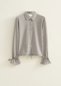 Sale Cotton Club Blouse met streep print meerkleurig