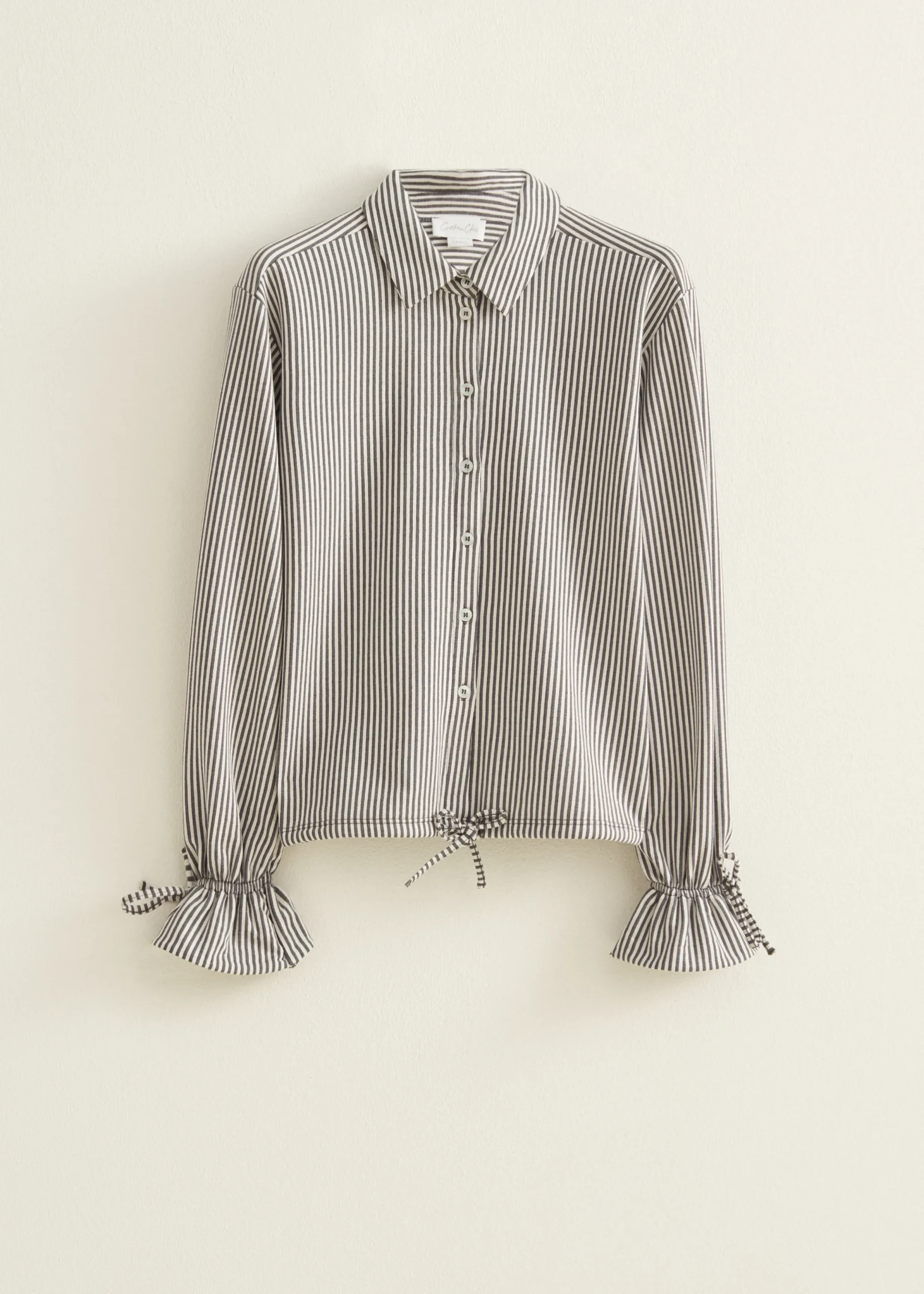 Sale Cotton Club Blouse met streep print meerkleurig