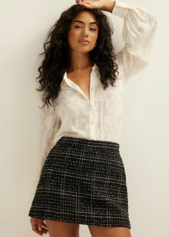 Best Cotton Club Blouse van chiffon ecru