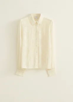 Best Cotton Club Blouse van chiffon ecru