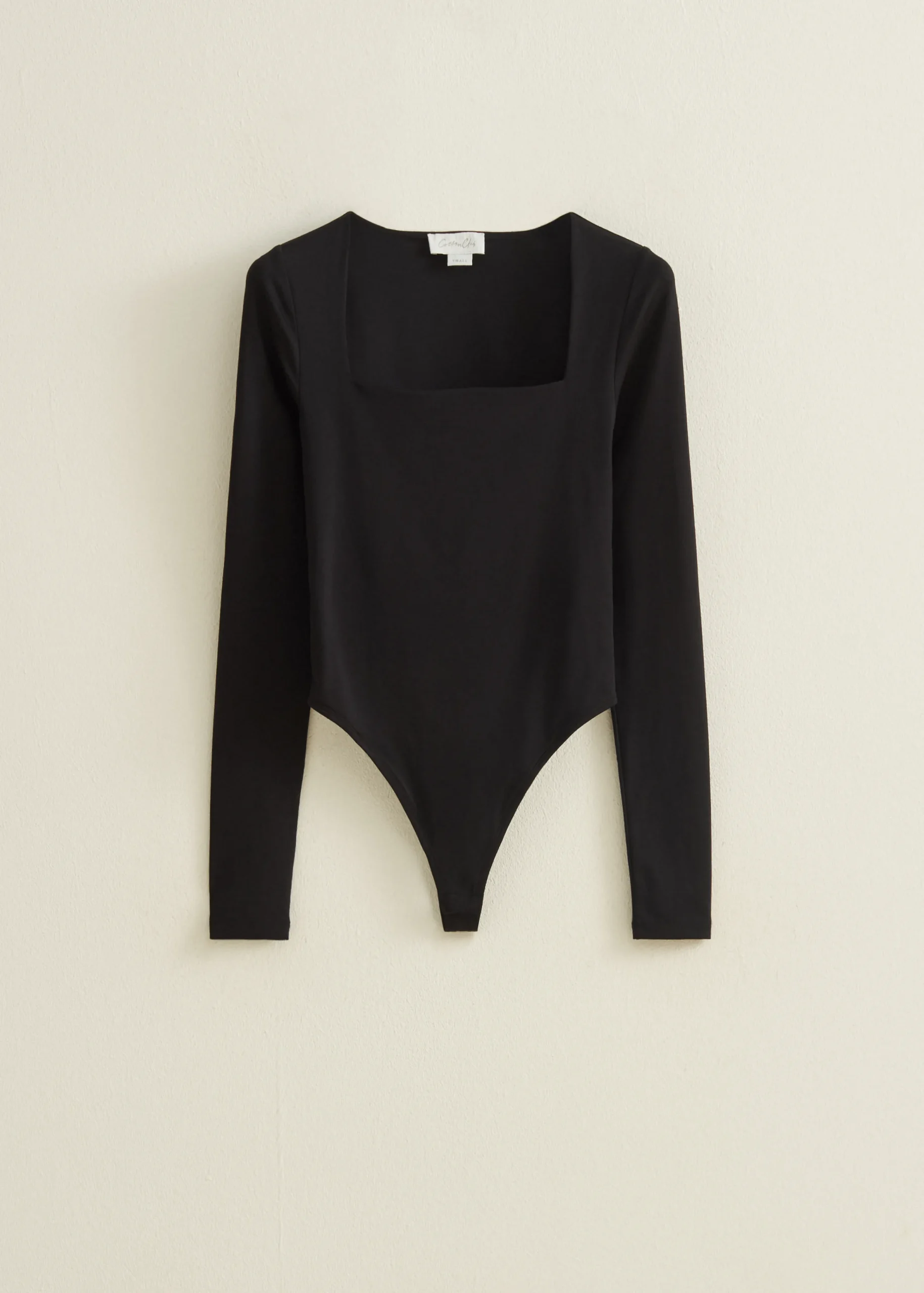 New Cotton Club Body met lange mouw zwart