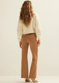 Best Cotton Club Bootcut pantalon caramel