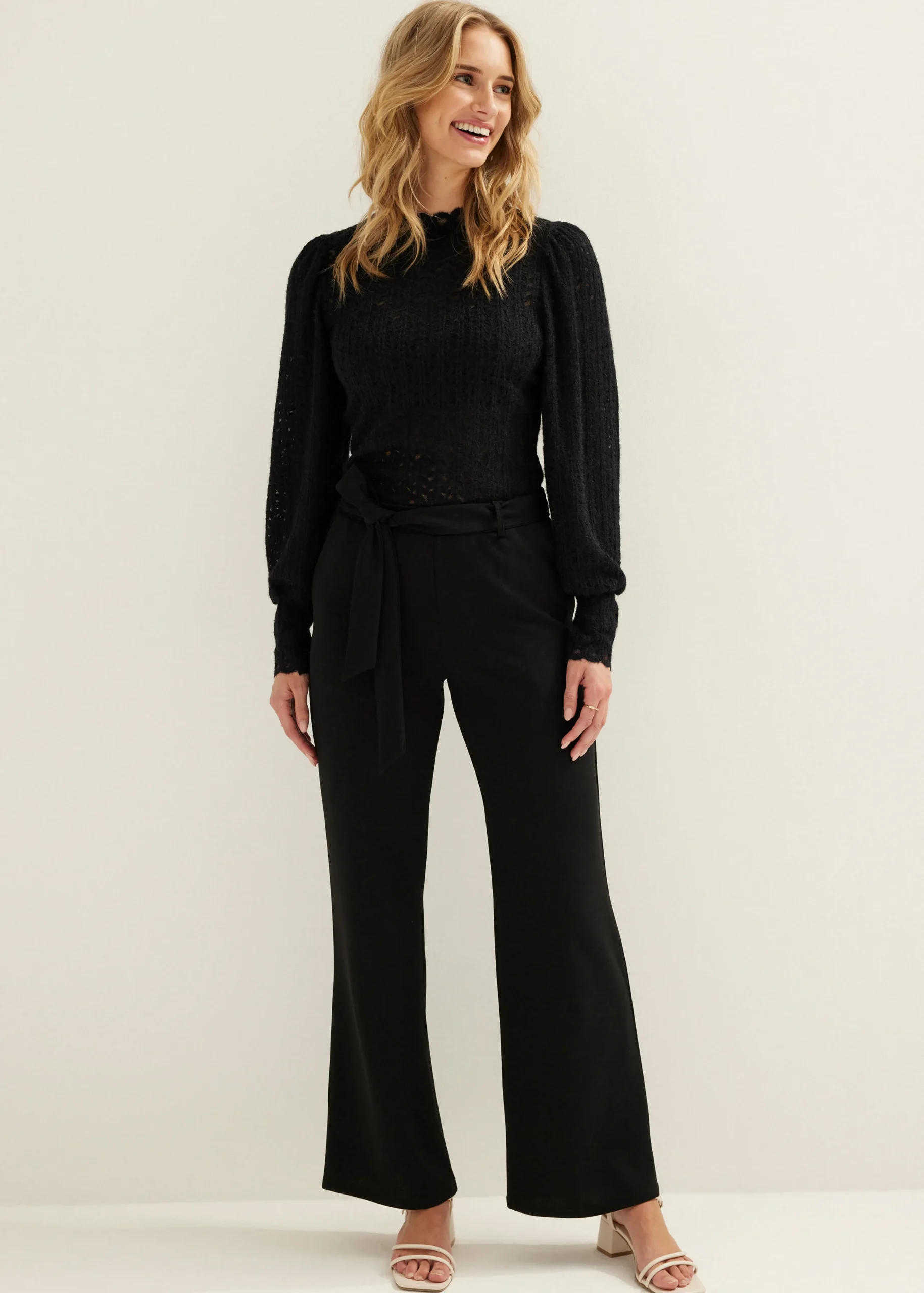 Clearance Cotton Club Broek Ceintuur zwart