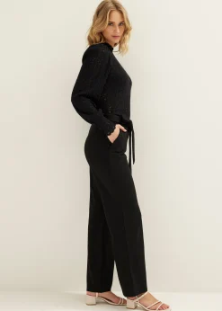 Clearance Cotton Club Broek Ceintuur zwart