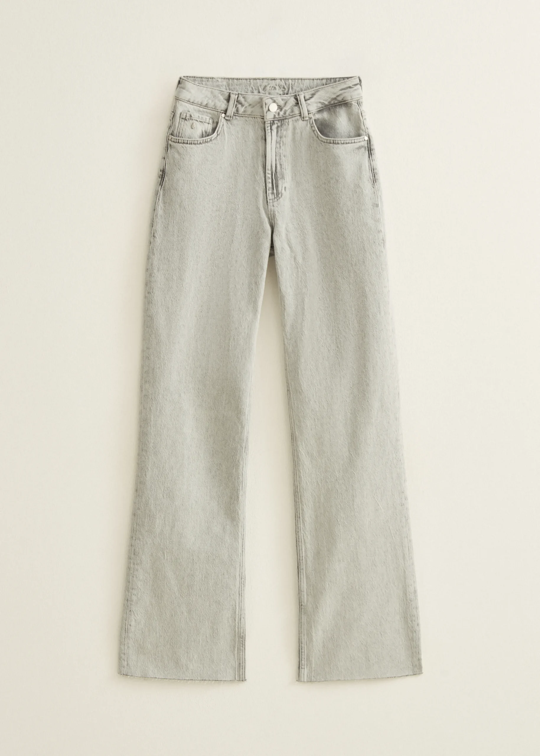 Outlet Cotton Club Charlie wide leg jeans grijs,usedlight