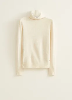 Online Cotton Club Col trui gebreid ecru