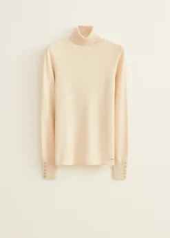 Fashion Cotton Club Coltrui knoop details lichtzand