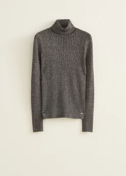 Online Cotton Club Coltrui met lurex zwart
