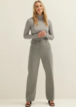 Hot Cotton Club Coltrui met lurex grijsgem&ecirc;leerd