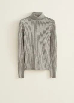 Hot Cotton Club Coltrui met lurex grijsgem&ecirc;leerd