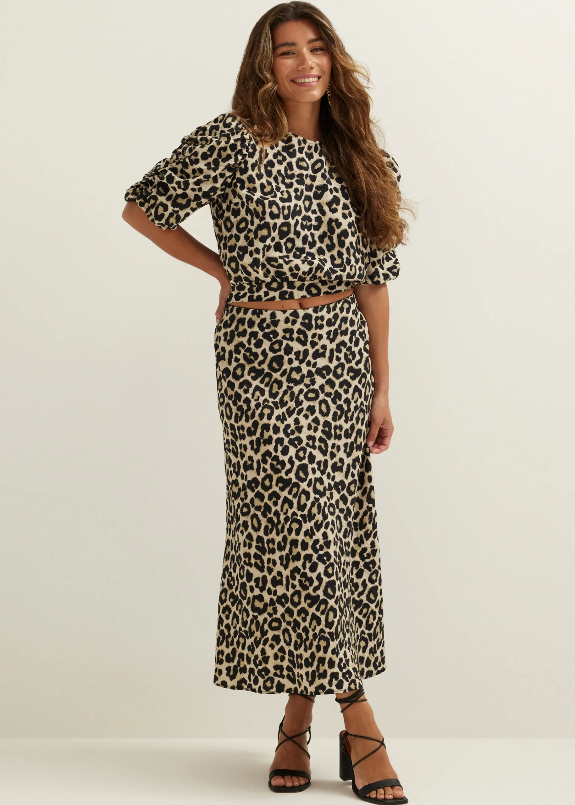 Sale Cotton Club Crop top met print meerkleurig