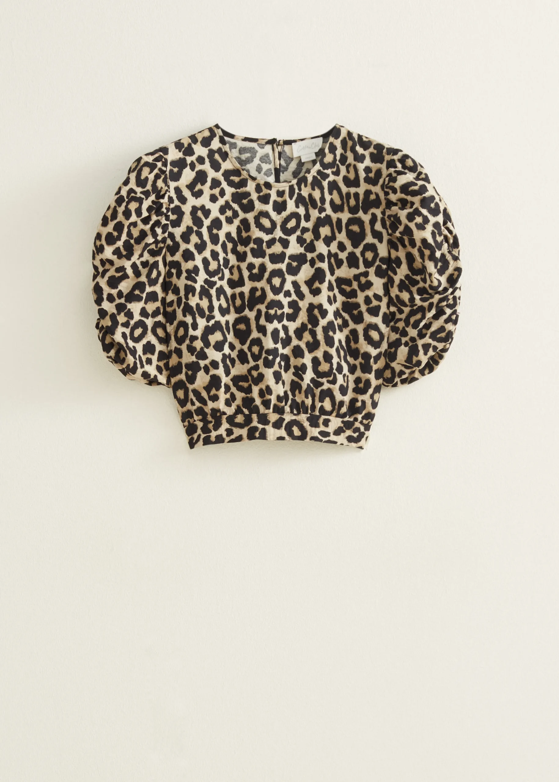 Sale Cotton Club Crop top met print meerkleurig