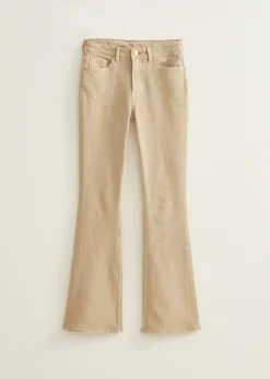 Best Cotton Club flared jeans coco zand