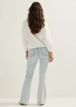 Clearance Cotton Club Flared jeans coco blauw,usedlight