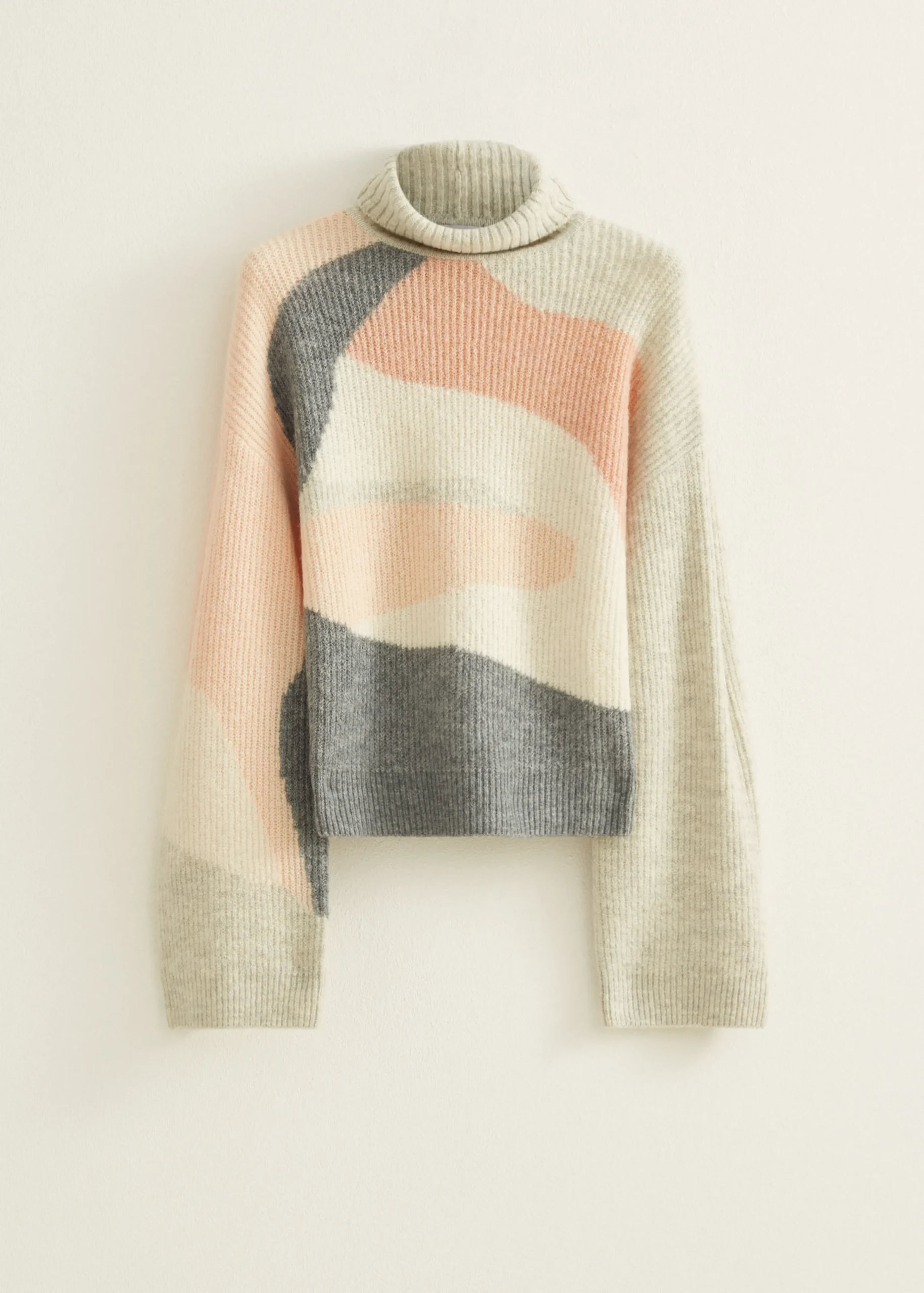 Discount Cotton Club gebreide trui met col meerkleurig