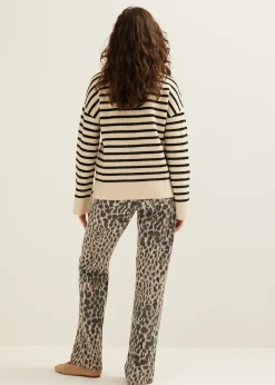 Clearance Cotton Club Gestreepte trui milano meerkleurig