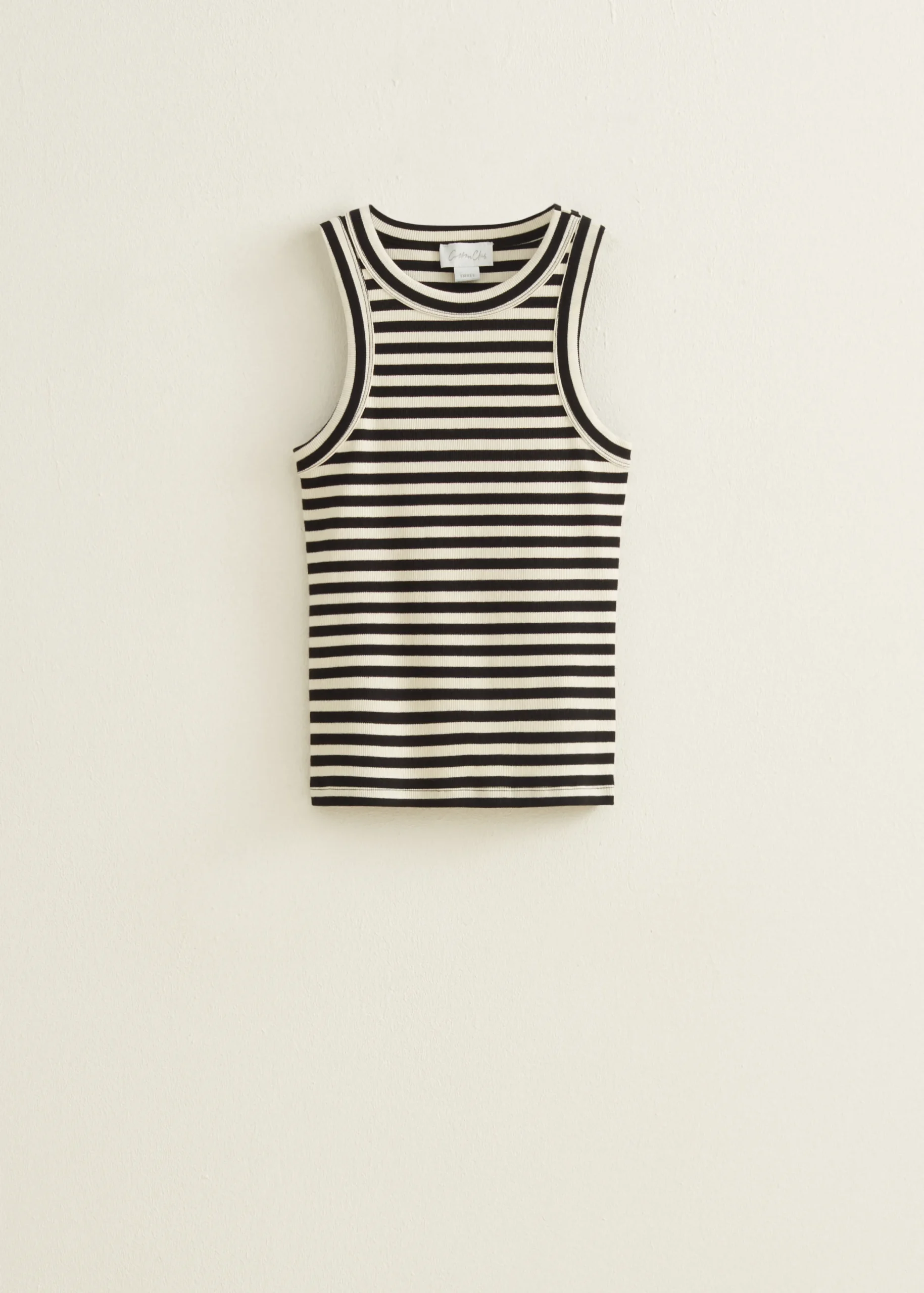 New Cotton Club Gestreept singlet met structuur meerkleurig