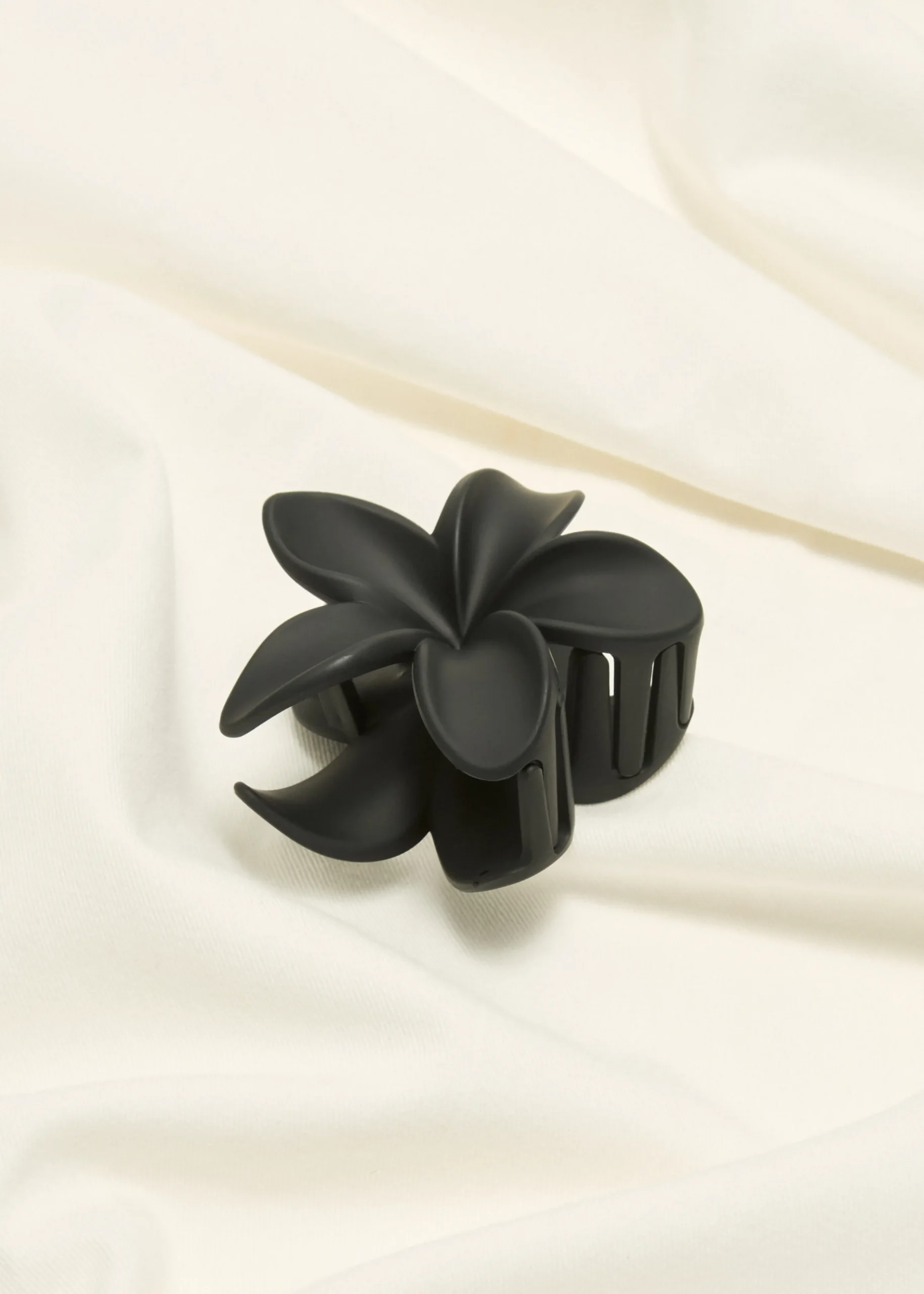 Hot Cotton Club Haarclip bloem zwart