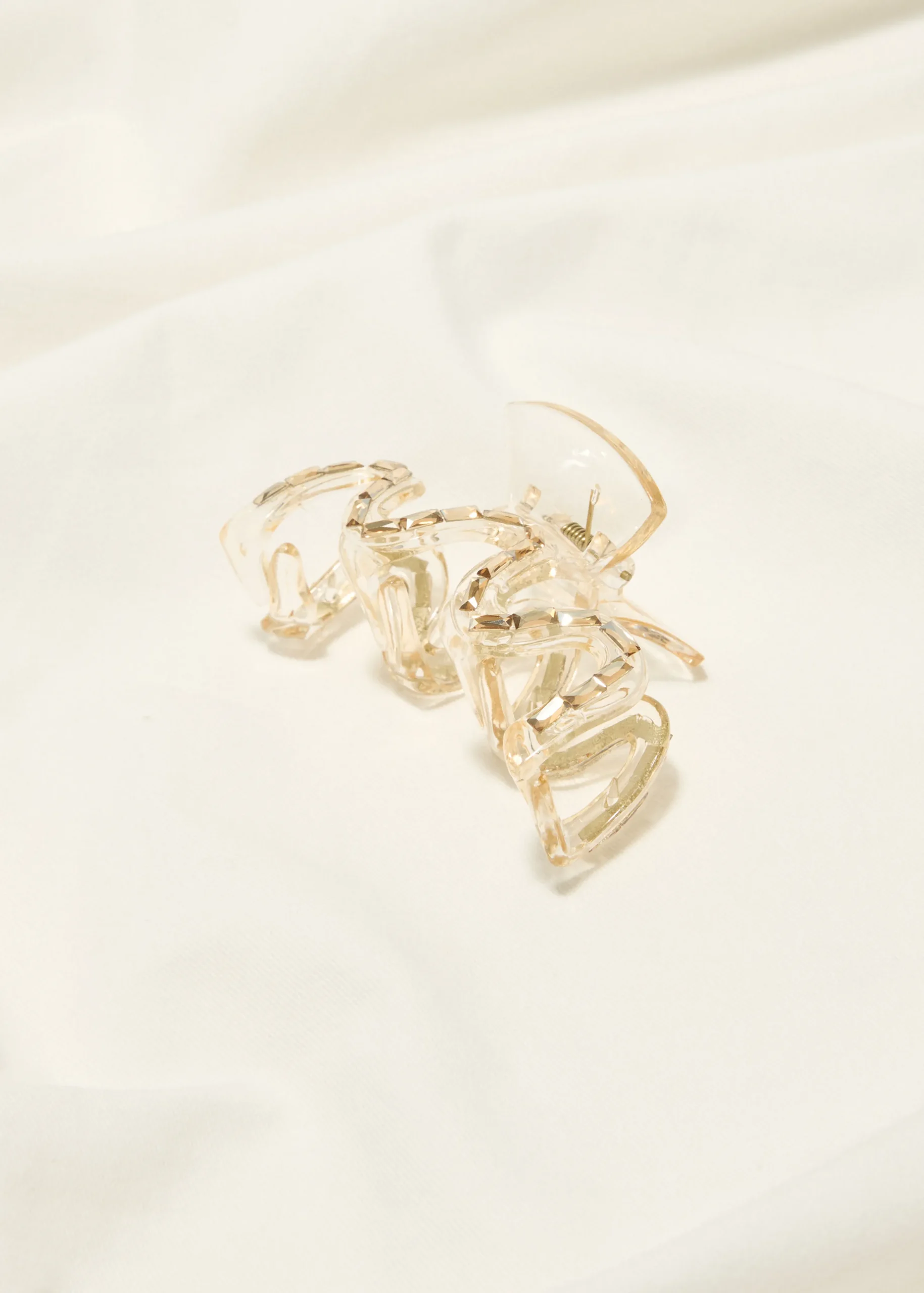 Fashion Cotton Club haarclip met strass goud