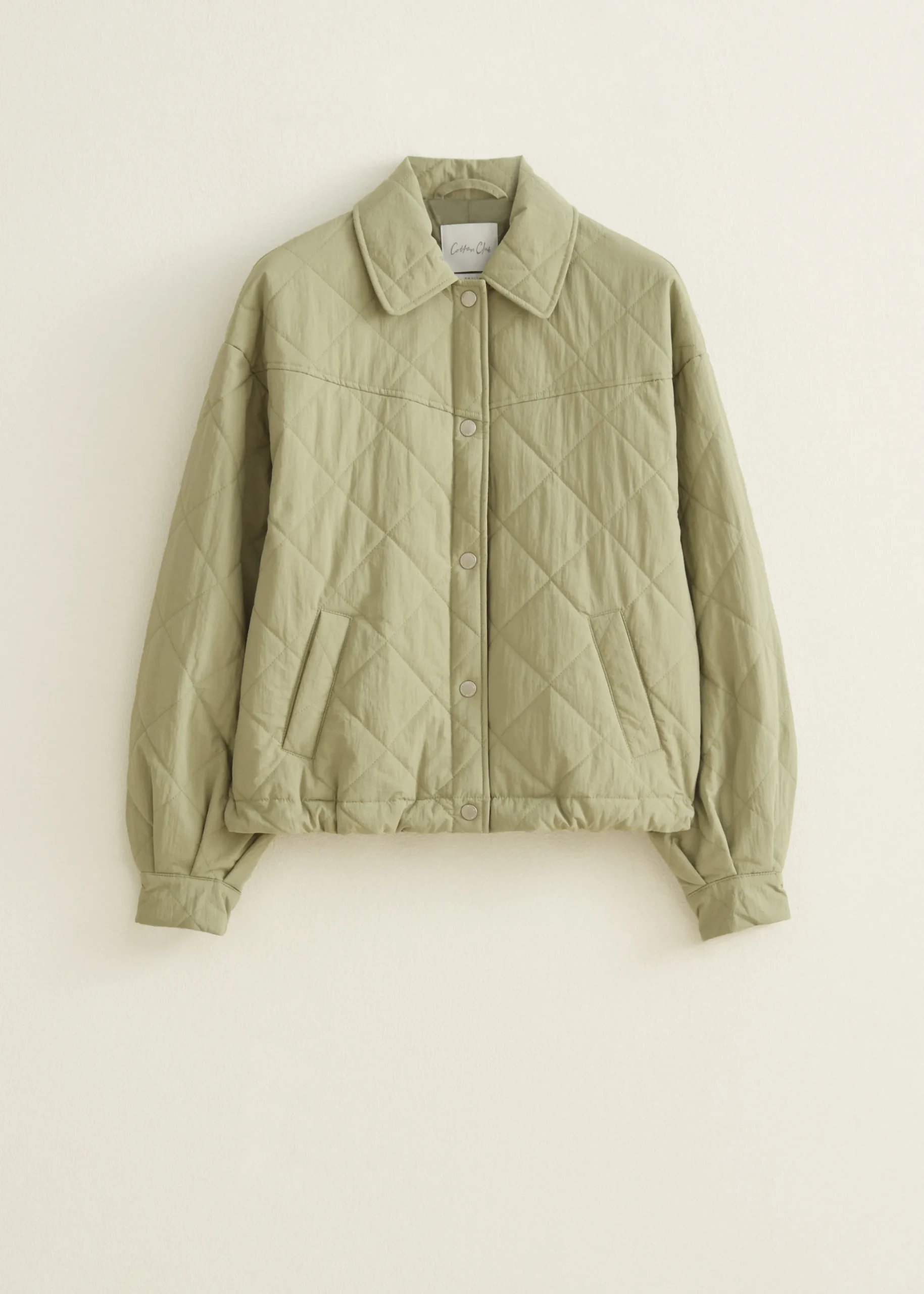 Clearance Cotton Club Jacket gequilt groen,oceaan