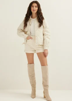 Clearance Cotton Club Jas gequilt met details kit,licht