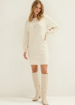 Discount Cotton Club Jurk ajour kit,melee