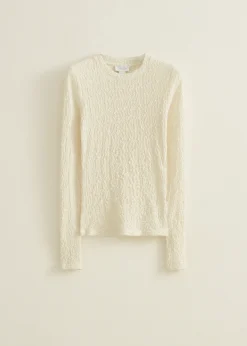 Outlet Cotton Club Kanten top ecru