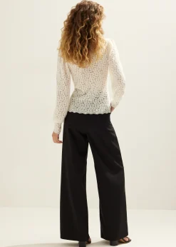Sale Cotton Club Kanten top ecru