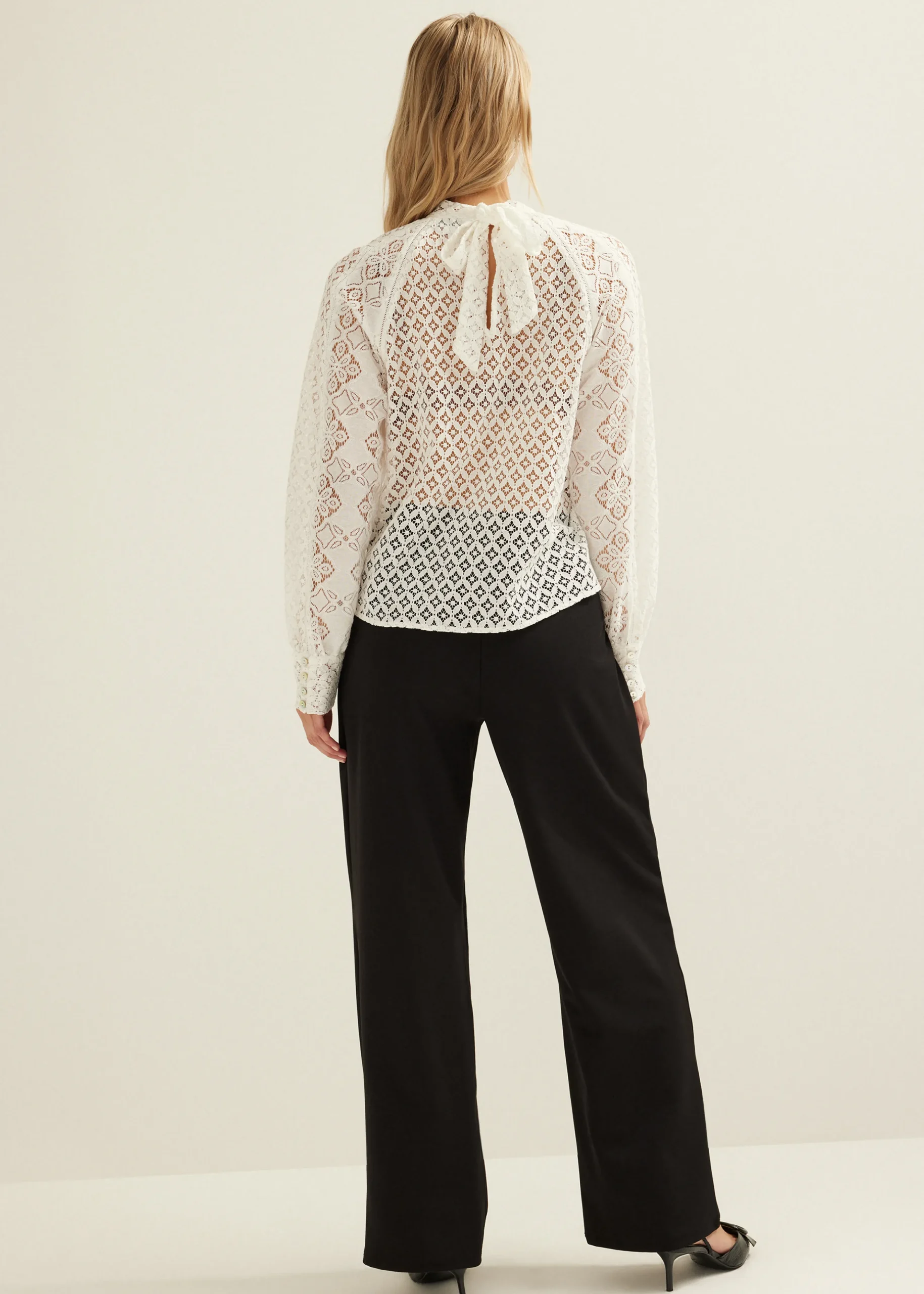 Fashion Cotton Club Kanten top wit,off-white
