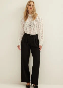 Fashion Cotton Club Kanten top wit,off-white