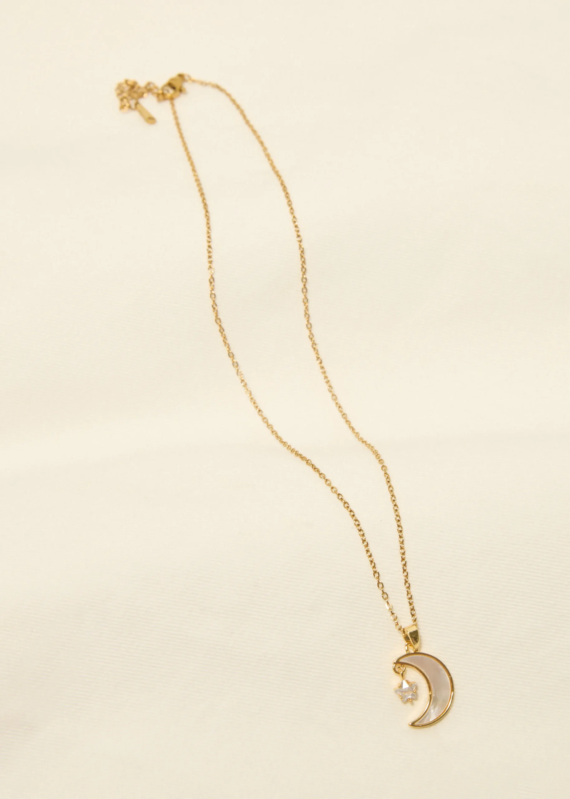 Sale Cotton Club Ketting maan goud