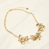 Fashion Cotton Club Ketting met bloemen goud