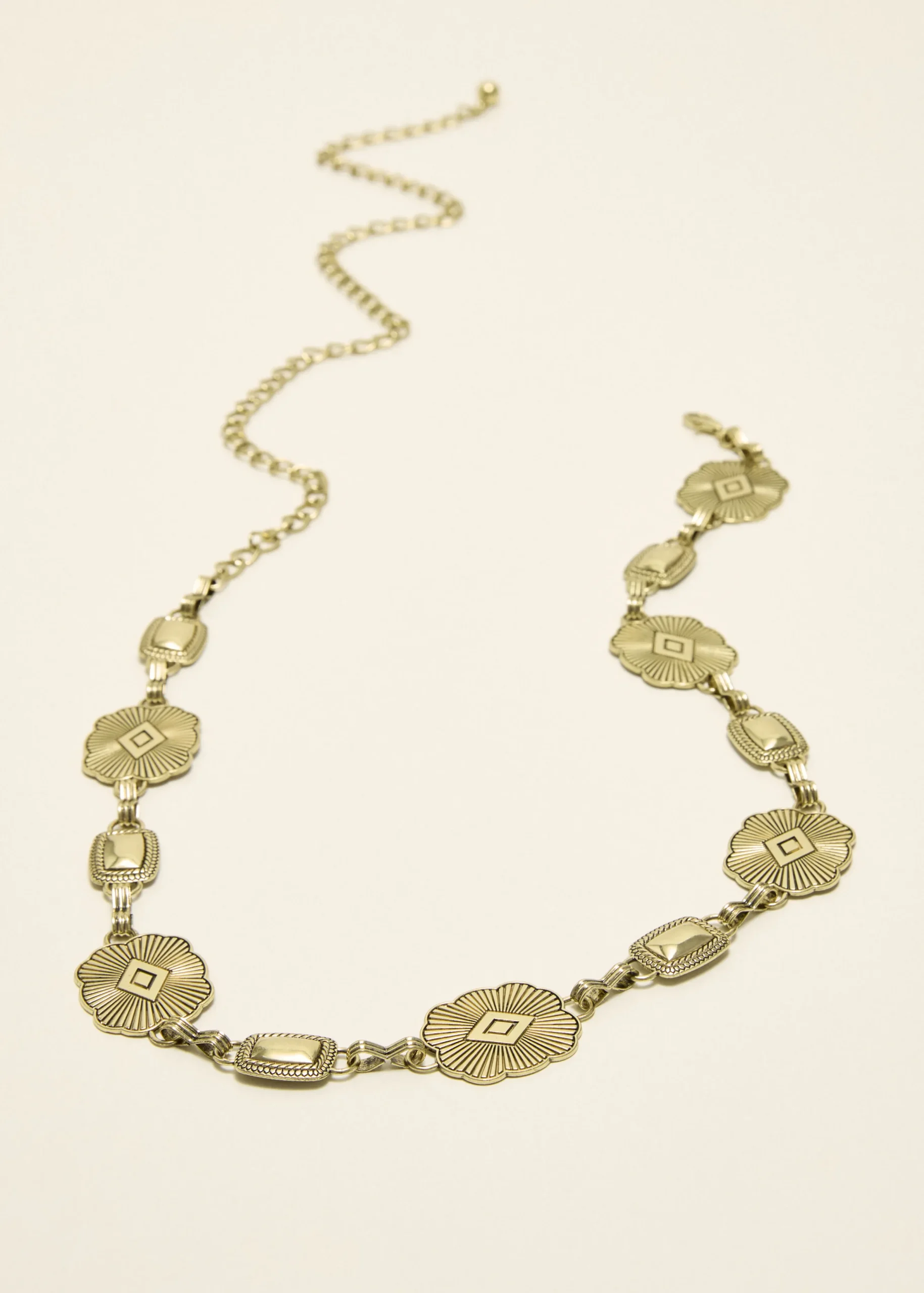 Outlet Cotton Club Ketting riem western goud