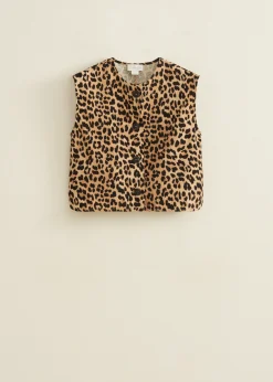 Hot Cotton Club Kort gilet meerkleurig