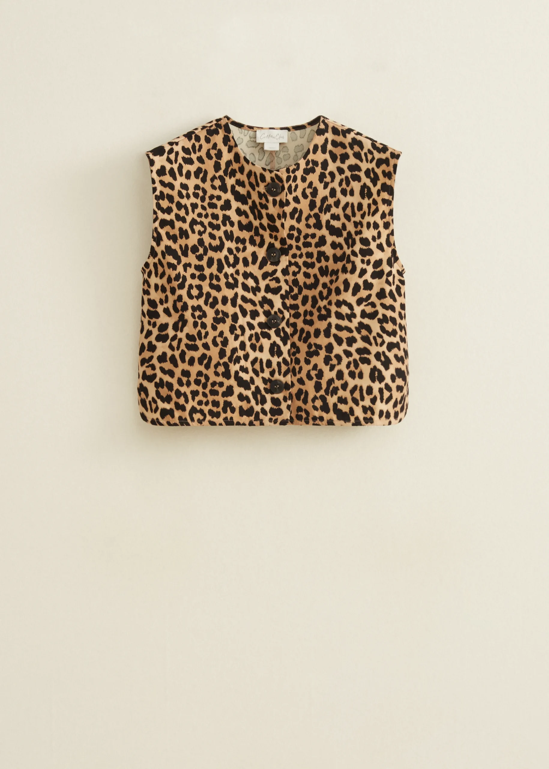 Hot Cotton Club Kort gilet meerkleurig