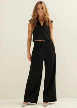 Hot Cotton Club Kort gilet zwart