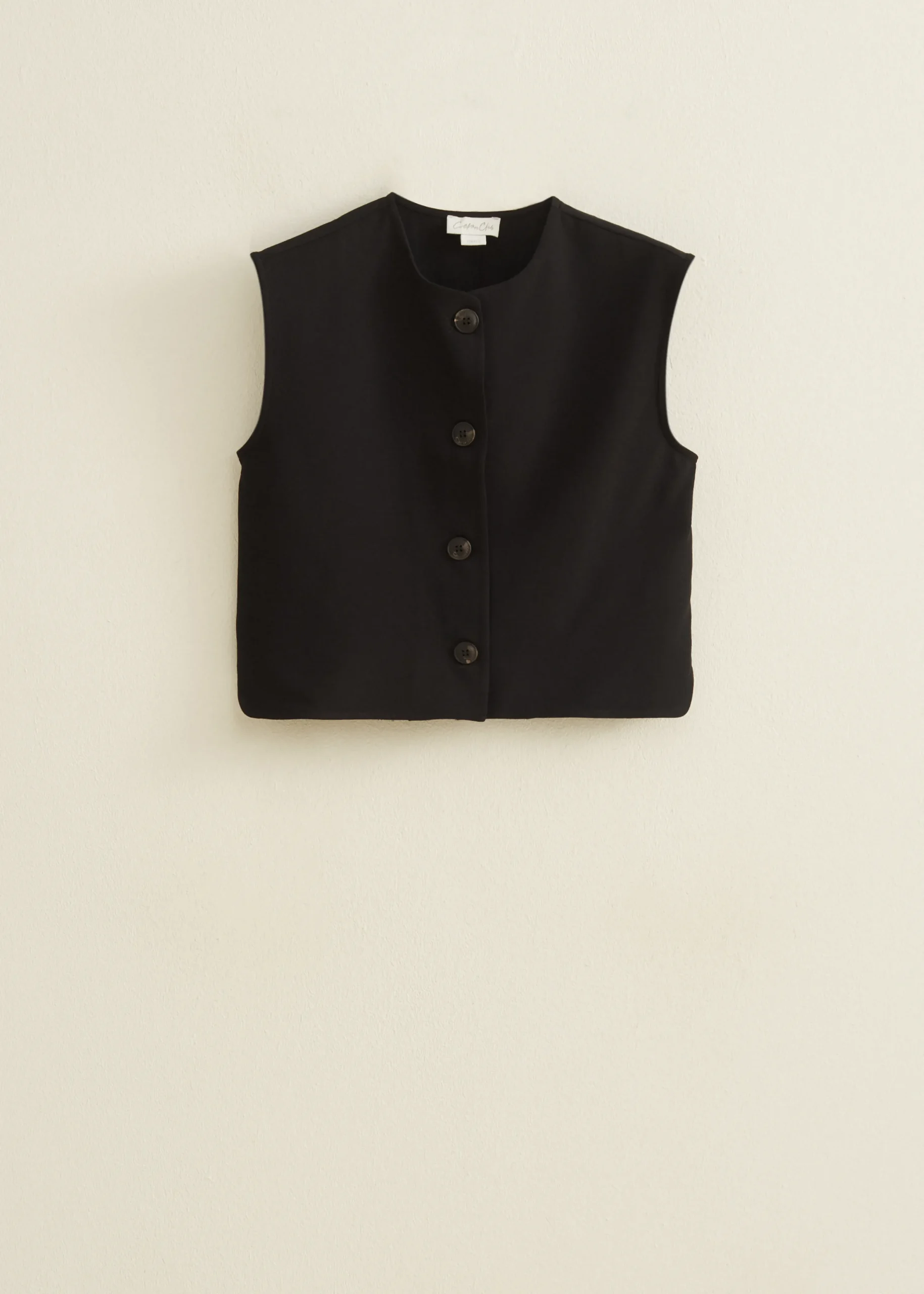 Hot Cotton Club Kort gilet zwart