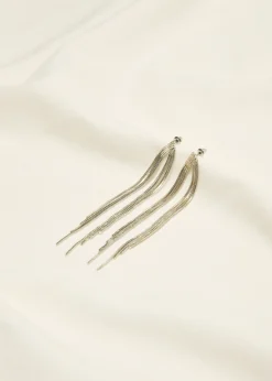 Fashion Cotton Club Lange oorbellen zilver