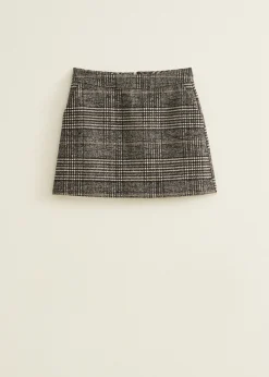 New Cotton Club Mini rok geruit meerkleurig