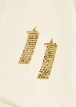 Clearance Cotton Club Oorbellen geweven goud