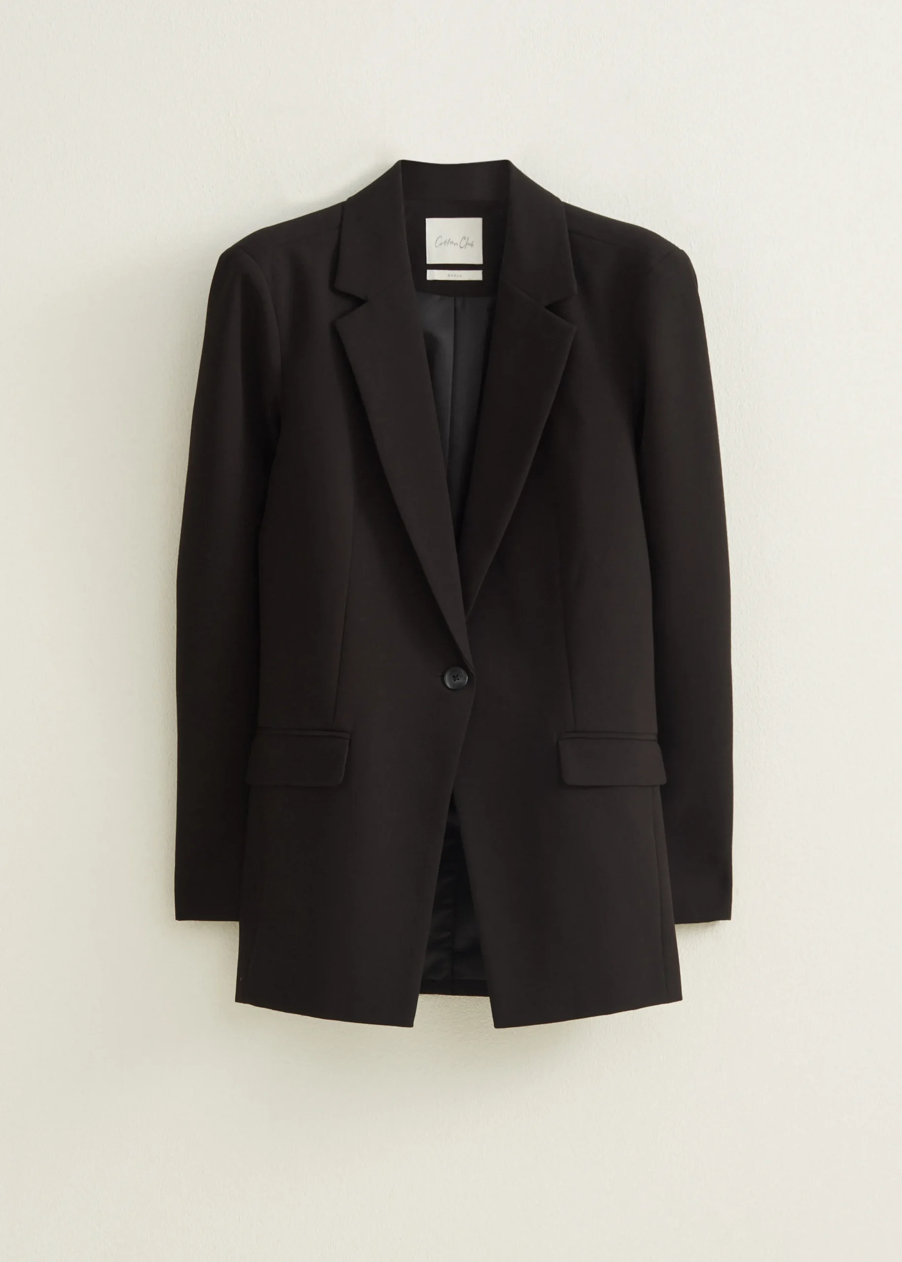 Best Cotton Club Oversized blazer zwart