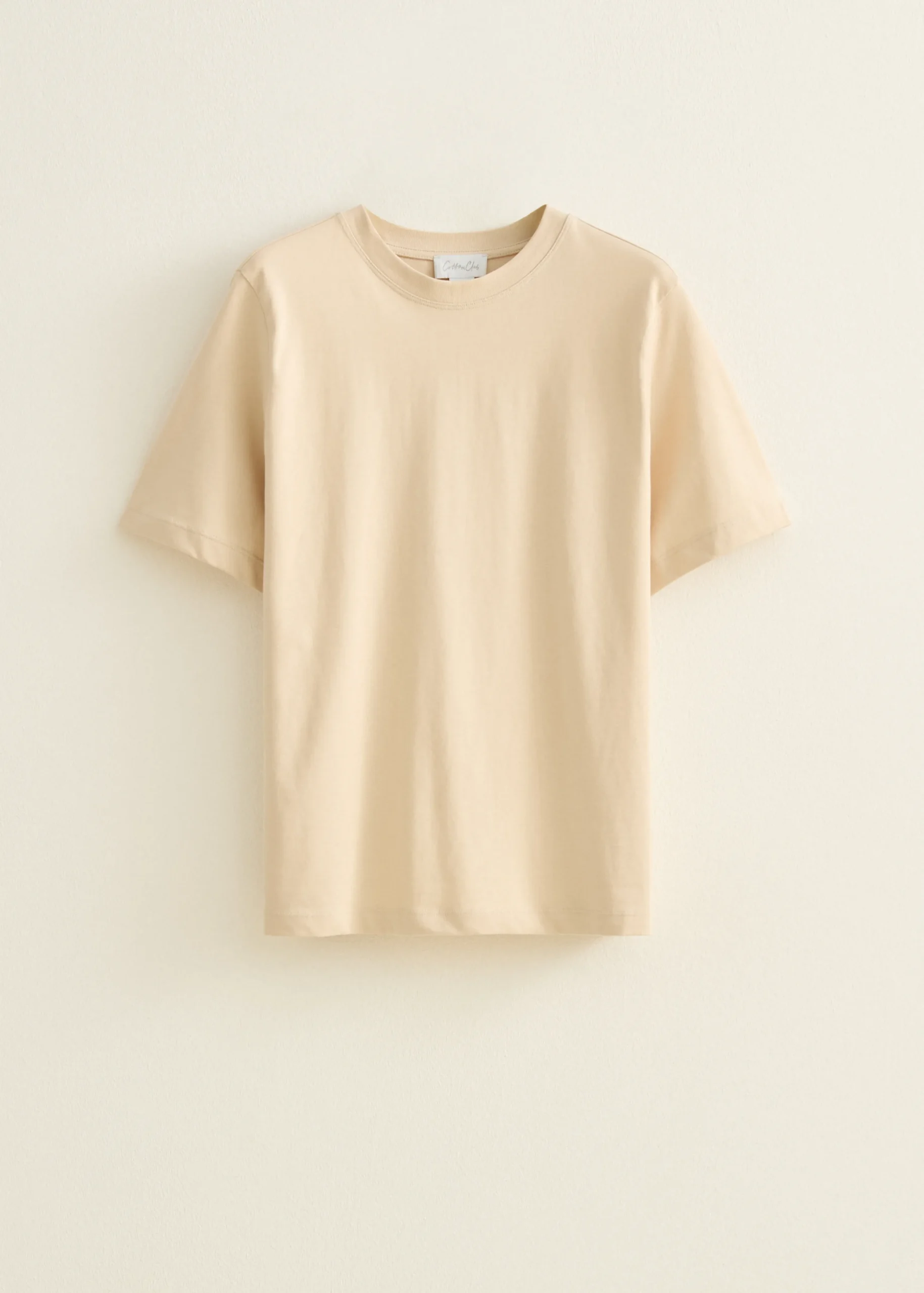 Sale Cotton Club Oversized t-shirt lichtzand